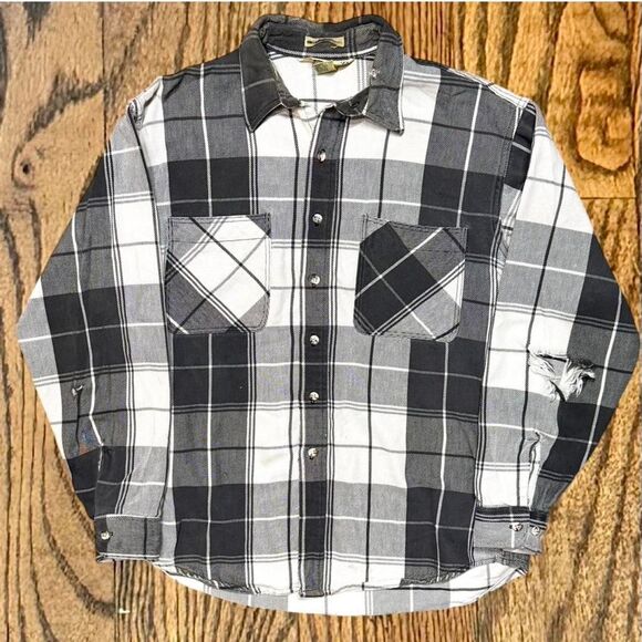 Vintage 80’s St. John’s Bay Big Mac Plaid Flannel - Picture 1 of 6